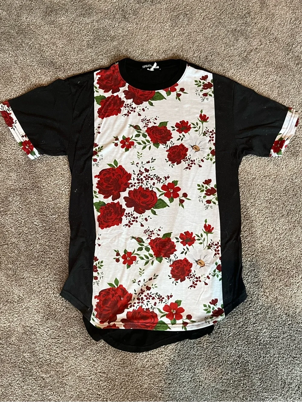 Authentic Topulation “Run for the Roses” Derby Tee, Large - Picture 1 of 4
